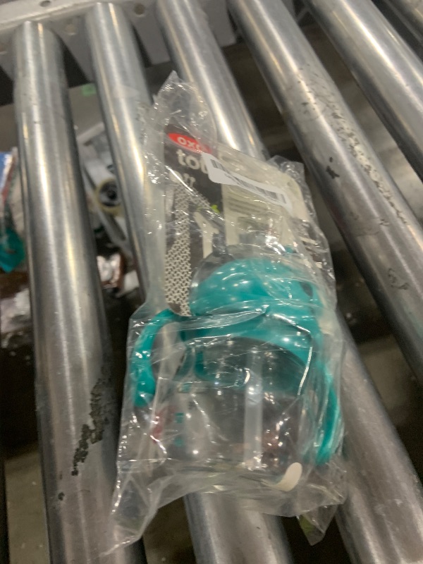 Photo 1 of OXO Tot 6 Ounce Transitions Straw Cup with Removable Handles - Teal
