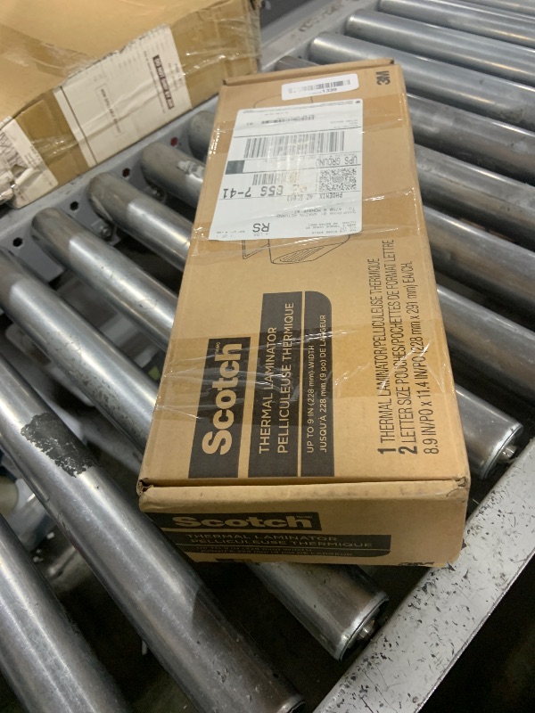 Photo 1 of Scotch TL901X Thermal Laminator, 1 Laminating Machine, Gray, Laminate School Assignments and Documents, for Dorm Room or School Supplies, 9 in.