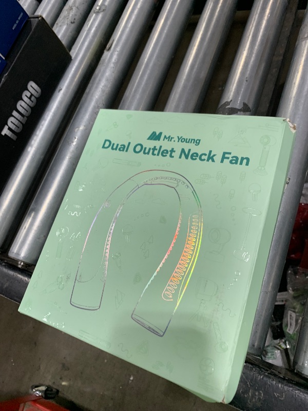 Photo 1 of Mr.Young Mr. Young Portable Neck Fan - Ultra-Quiet, 4-Speed Adjustable, Dual Air Outlets, Turbo Design, USB-C Rechargeable, 10+ Hours Battery Life, Liquid Silicone Comfort for Long-time Use (Pink)
