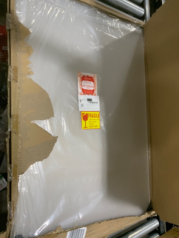 Photo 1 of CALPALMY (4-Pack) 24 x 36 Clear Acrylic Sheet Plexiglass 1/4" Thick; Use for Craft Projects, Signs, Display Cases, Sneeze Guard and More; Cut with Cricut, Engraver, Power Saw or Hand Tools