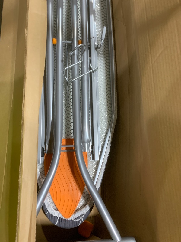 Photo 1 of Bartnelli Ironing Board | Space-Saving and Ultimate Iron Board Experience 13x43 | Reinforced Steel Legs, Adjustable Height, 4-Layer Padding, Patent Folding System (BIBT-2110)