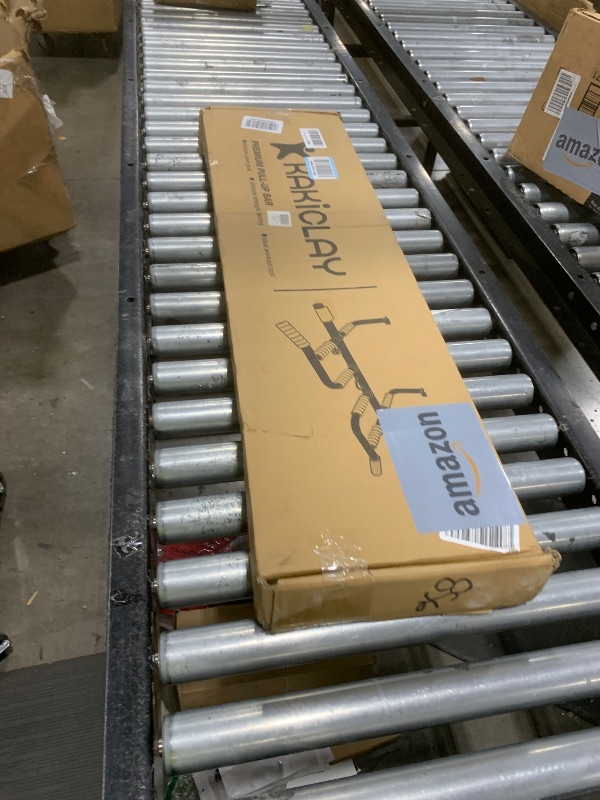 Photo 1 of KAKICLAY New Upgrade Pull Up Bar for Doorway with Ergonomic Grip - Upto 440 Lbs Capacity, No Screwing or Slipping - USA Original Patent, Designed, Shipped, Warranty