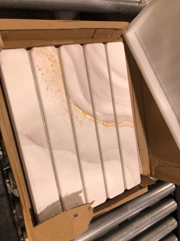 Photo 1 of Large Stone Dish Drying Mat for Kitchen Counter,Quick Dry Stone Dishes Mats,Marbled Water Absorbing Diatomaceous Earth Drying Pad for Countertop Bottles Utensils Cups?White Yellow 23.6"x15.4"?
