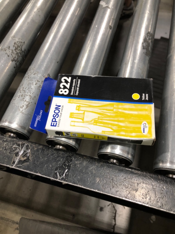 Photo 1 of Epson 822 DURABrite Ultra Ink Standard Capacity Yellow Cartridge (T822420-S) Works with Workforce Pro WF-3820, WF-3823, WF-4820, WF-4830, WF-4833, WF-4834