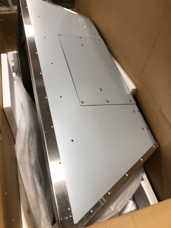 Photo 1 of SINDA 54 Inch Built-In/Insert Range Hood, 4-Speed 1260 CFM, Stainless Steel Under Cabinet Range Hood Kitchen Vent Hood with Liner and Internal Motor, 8" Duct, Adjustable Lights, Baffle Filter