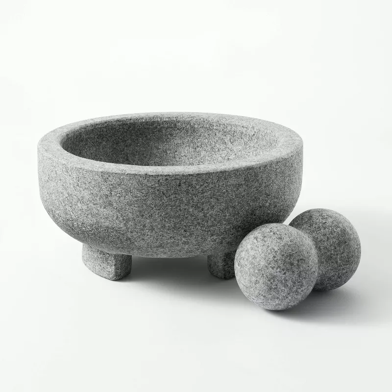 Photo 1 of 8" Granite Molcajete