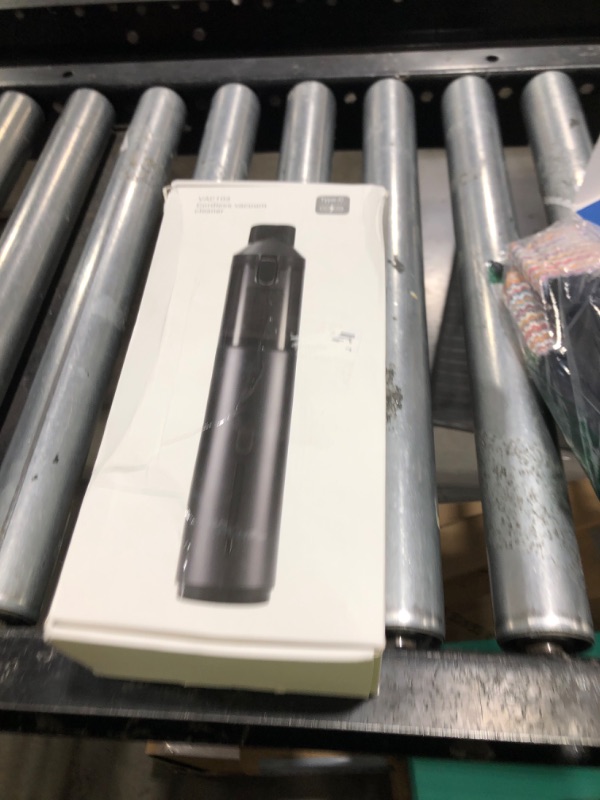 Photo 1 of Car Vacuum Portable Cordless Handheld Vacuum Cleaner 4-in-1 Mini Cordless Vacuum with 2 Suction Modes and 16800pa Suction Power Blowing & Inflating 2 Modes Handheld Vacuum for Car, Desk, Keyboards