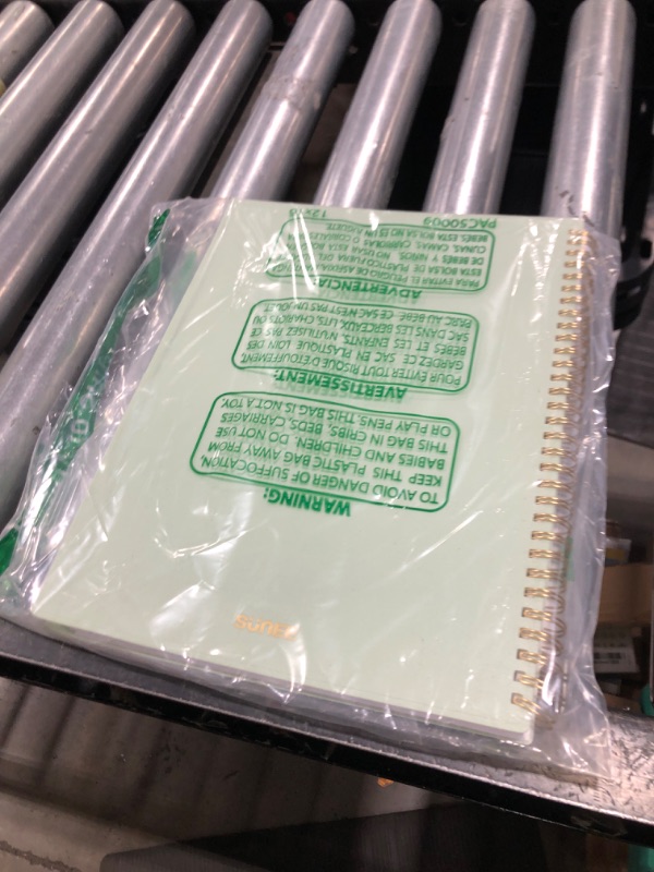 Photo 1 of SUNEE 2025-2026 Appointment Book, Quarter-Hourly, Weekly & Monthly - from July 2025 to June 2026, 8.5"x11" Academic Planner, Flexible Cover, Note Pages, Pockets, Bookmark, Spiral Binding, Sage Green