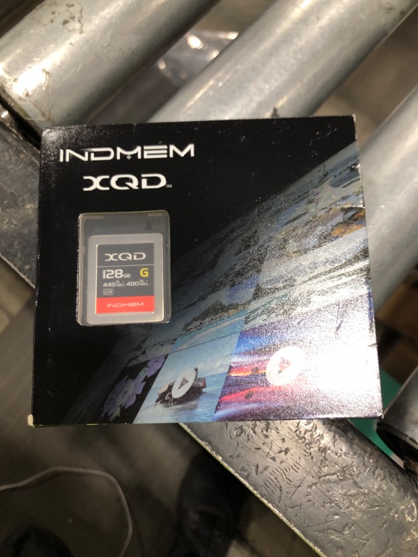 Photo 1 of INDMEM XQD 128GB Memory Cards, 5X Tough MLC XQD Flash Memory Cards High Speed G Series| Max Read 440MB/s, Max Write 400MB/s