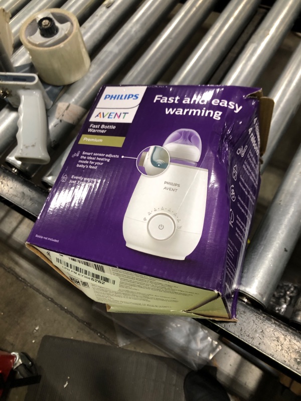 Photo 1 of Philips Avent Premium Fast Bottle Warmer, with Smart Temperature Control, Water Bath Technology, Automatic Shut-Off, Model SCF358