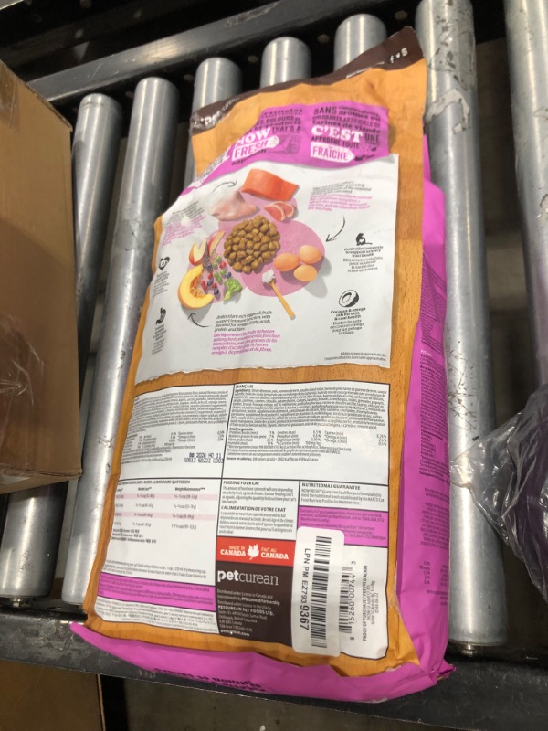 Photo 1 of Now Fresh Grain-Free Dry Cat Food with Turkey, Salmon & Duck, Healthy Kibble for Adults Made with Real Meat & Fish, Chicken-Free, with Pumpkin & Probiotics for Sensitive Stomachs, 8 lb Bag