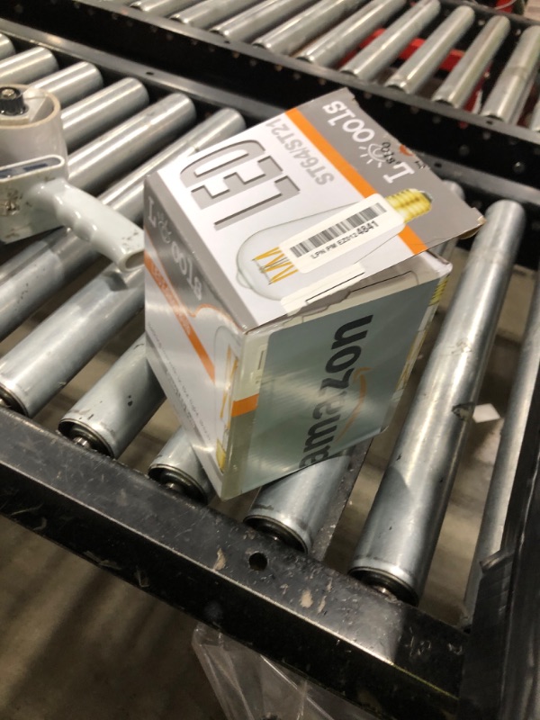 Photo 1 of Decoaui ST64 LED E26 Vintage Edison Light Bulbs, Light Amber Glass, Dimmable, 4W(40W Equivalent) 300 Lumin, 2500K Warm White, Spiral Filaments Design, Antique Style, 25000 Hrs, 3-Pack