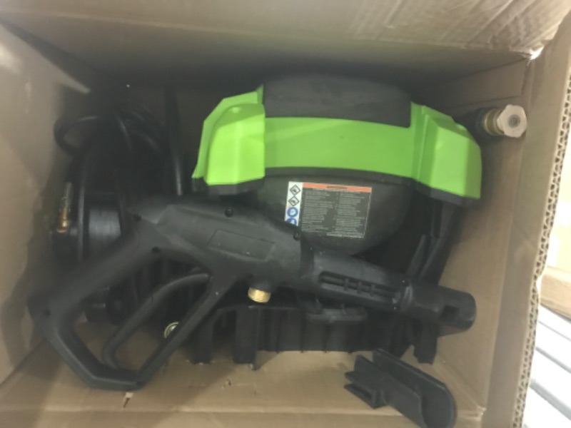 Photo 1 of Pressure Washer, 5000PSI 3.2GPM Adjustable Touch Screen with 55FT Total Length Power Washer Electric Powered 4 Nozzles for Driveways Furniture or Cars 2000W