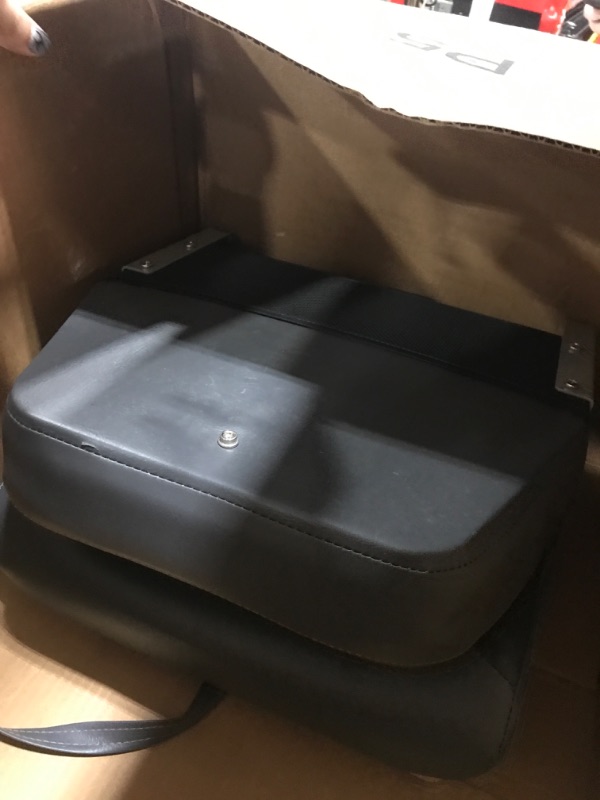 Photo 1 of 2pcs Boat Seating Grey and Black Low Back Finsh Boat Chairs