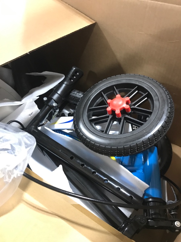 Photo 1 of BlessReach All Terrain Steerable Knee Scooter Crutch Alternative?Deluxe Medical Scooter Double Handbrake,for Adults Injured Ankle & Foot Recovery Scooter in Blue