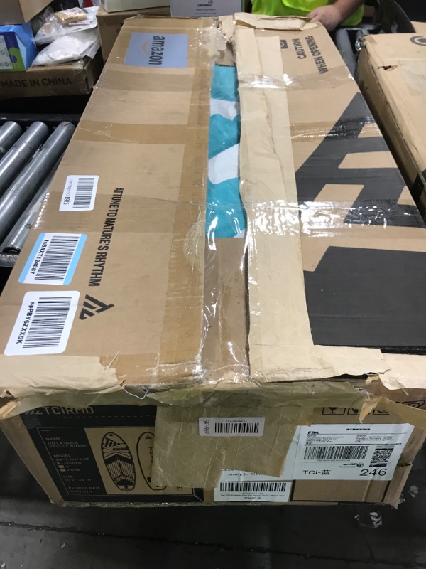 Photo 1 of TCIRMO Inflatable Stand Up Paddle Board for Adults with Seam Welded Technology, 10'6''x33''x6'', Durable SUP with Dual-Blade Paddle and Complete Accessories, 390 lbs Capacity, Beginner-Friendly
