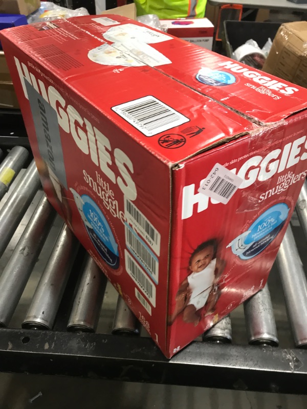 Photo 1 of Huggies Size 1 Diapers, Little Snugglers Baby Diapers, Size 1 (8-14 lbs), 168 Count, Packaging May Vary