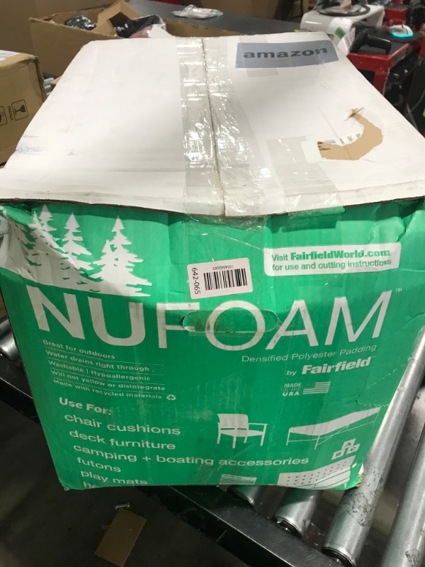 Photo 1 of Fairfield NuFoam Pad, White 24" x 8 Yards x 1"
