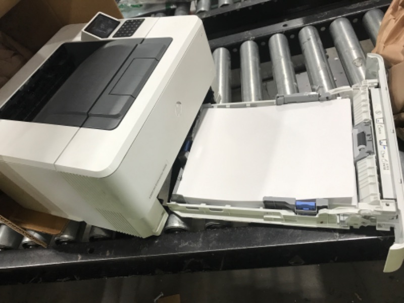 Photo 1 of HP LaserJet Enterprise M406dn Monochrome Printer with built-in Ethernet & 2-sided printing (3PZ15A), white