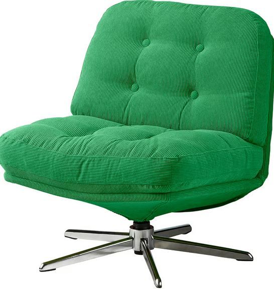 Photo 1 of STOCK PHOTO FOR REFERENCE = IKEA DYVLINGE Swivel chair, Kelinge green
