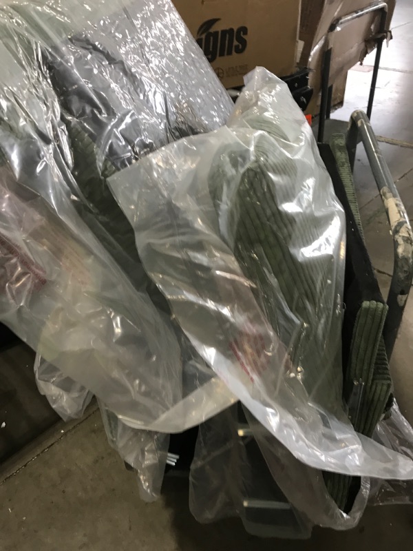 Photo 1 of Kidirect 87in Green Sofa, Couches for Living Room 21in Extra Deep Seats, Comfy Corduroy Sofas for Living Room No Tool Assembly, Modern Oversized Love Seat with 2 Pillows, Sofa Couch for Bedroom