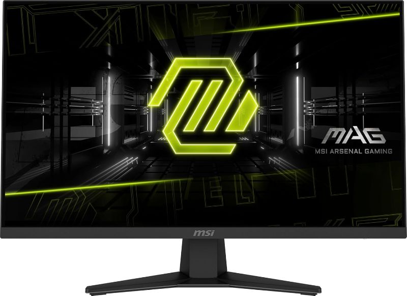 Photo 1 of MSI MAG 274QF X24 27-inch 2560 x 1440 (QHD) Gaming Monitor, 240Hz, Adaptive-Synch, HDMI, DisplayPort, VESA Mountable, Tilt, Height Adjustable, Speaker, 0.03ms, Black
