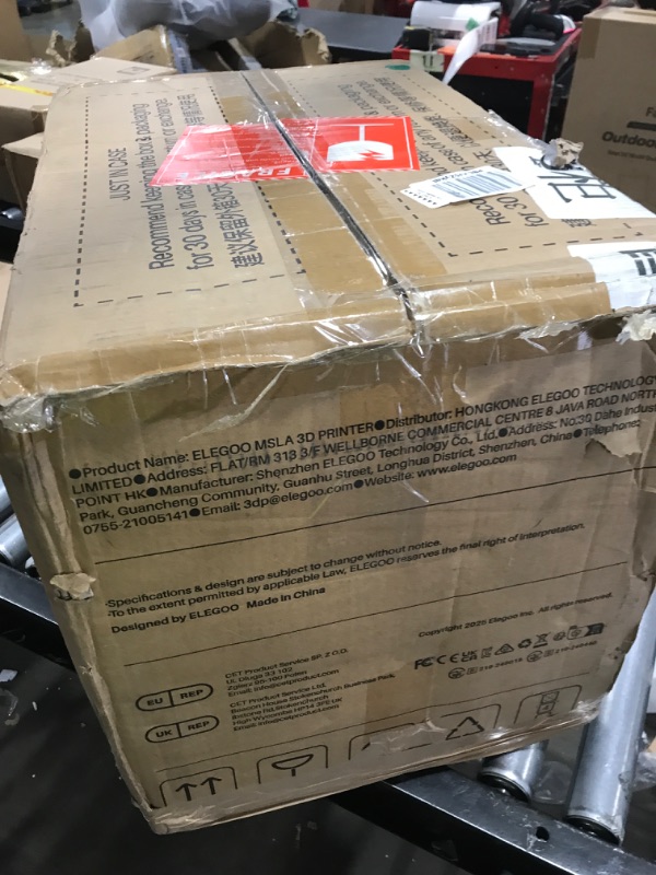 Photo 1 of ELEGOO Saturn 4 Ultra 16K Resin 3D Printer, Fast Printing up to 150mm/h, 16K Ultra High Resolution, Automatic Leveling, Smart Mechanical Sensor, AI Camera, Large Printing Size 211.68*118.37*220mm³