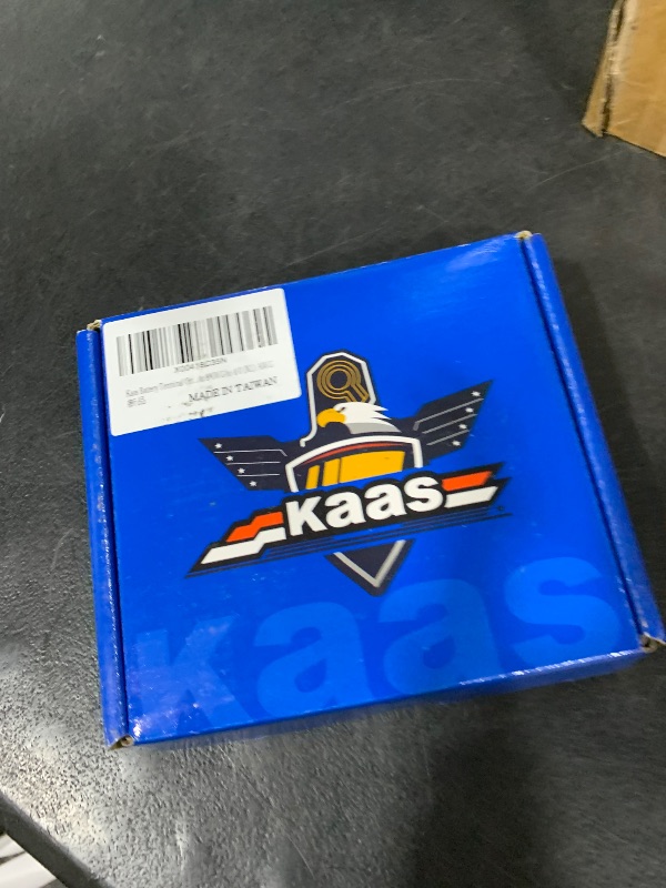 Photo 1 of Kaas Battery Terminal Connectors, Colored Anode Top Post Battery Terminal, Positive (Red) Negative (Blue) Set (+/-), for SAE/DIN/EN Tapered Top Post, 12-Way Terminal Clamps in 8AWG to 4/0 (XL) AWG