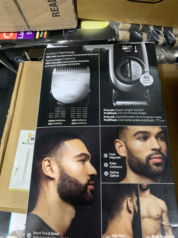 Photo 1 of Braun All-in-One Men's Shaving Kit Series 9 9440, 13-in-1 Beard, Face, Nose, Ear Trimmer, Hair Clippers, Body Groomer and Manscaping