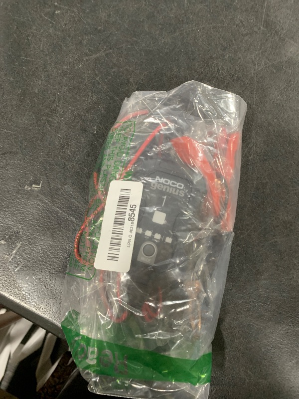 Photo 1 of NOCO GENIUS1: 1A 6V/12V Smart Battery Charger – Automatic Maintainer, Trickle Charger & Desulfator with Overcharge Protection & Temperature Compensation – For Lead-Acid & Lithium Batteries