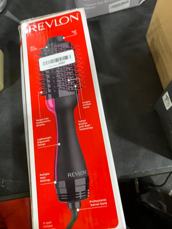 Photo 1 of REVLON One-Step Volumizer Hair Dryer and Styler with Improved Motor – Easy Salon-Style Blowouts – Less Frizz, More Shine, and Reduced Heat Damage, for all Hair Types and Lengths (Black)