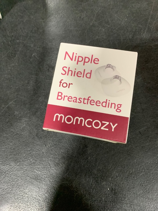 Photo 1 of Momcozy Contact Nipple Shields, 100% Food-Grade Silicone for Breastfeeding Difficulties, Ultra-Thin & Super-Soft, Made Without BPA/BPS, Include Carry Case, 20mm
