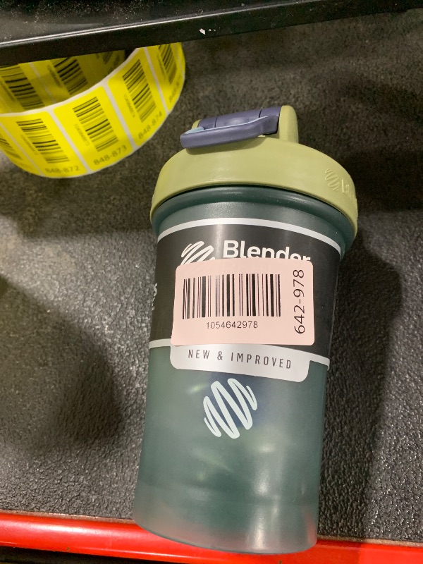 Photo 1 of BlenderBottle Classic V2 Shaker Bottle Perfect for Protein Shakes and Pre Workout, 20oz, Full Color Tan