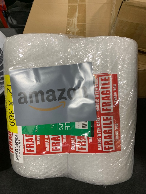 Photo 1 of wanguagua 2 Pack 12 Inch x 72 ft Total Bubble Packing Wrap for Moving Boxes Shipping Cushioning Supplies Perforated Every 12”
