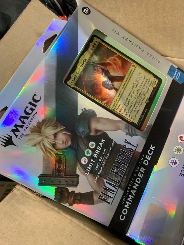 Photo 1 of Magic: The Gathering - Final Fantasy Collector’s Edition Commander Deck Bundle - Includes All 4 Surge Foil Decks