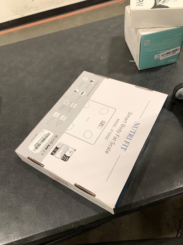 Photo 1 of NUTRI FIT Bathroom Weighing Scale for Body Weight and Fat, Digital Smart Scale with Bluetooth, Body Composition Watchers with APP for BMI, Muscle, Weight Loss, Max 150kg/330lb