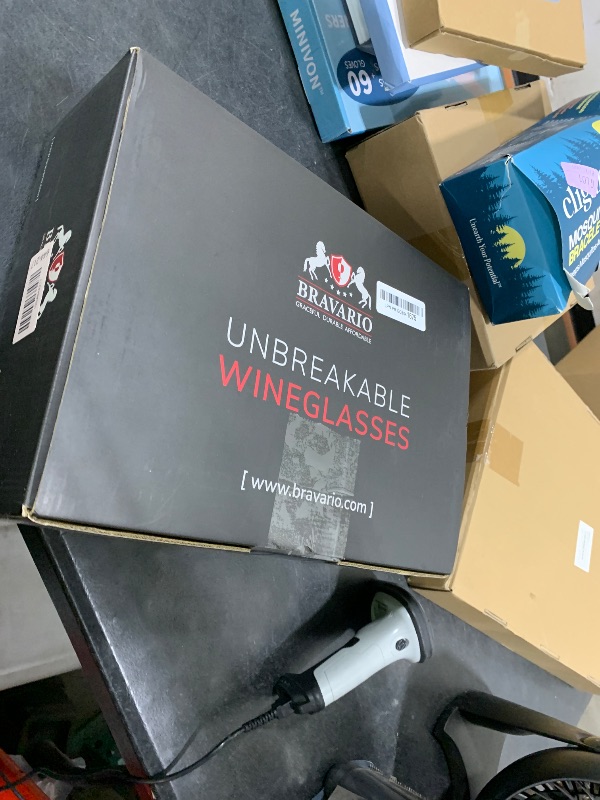 Photo 1 of Bravario Unbreakable Stemless Plastic Wine Glasses | Reusable | Shatterproof 100% Tritan Plastic | Dishwasher-Safe | BPA-free | Awesome for Indoor & Outdoor | 16 oz, Set of 12