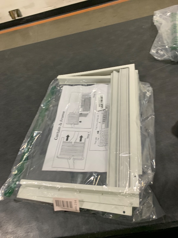 Photo 1 of Pearwow Window Air Conditioner Side Panel with Frame,AC Insulation Side Panels Curtain Kit,Fits for Most 10000BTU Window AC Units