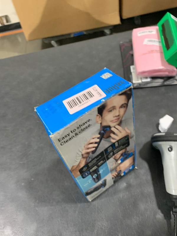 Photo 1 of Braun Electric Shaver for Men, Series 5 5150cs, Wet & Dry Shave, Turbo Shaving Mode, Foil Shaver, with Beard Trimmer, Body Groomer and Charging Stand, Blue
