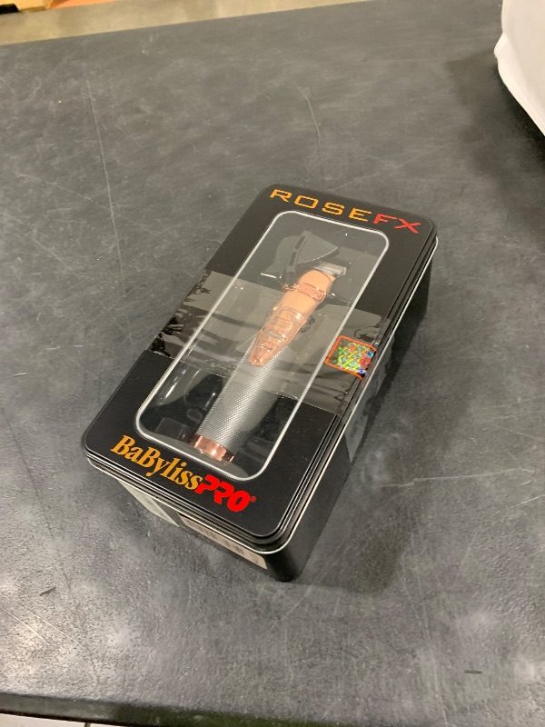 Photo 1 of BaBylissPRO Barberology Hair Trimmer for Men FX788RG ROSEFX Professional Lithium Trimmer