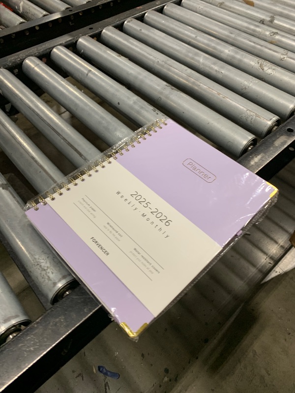 Photo 1 of Forvencer Academic Planner 2025-2026, Hardcover Weekly & Monthly Calendar Planner, July 2025 - June 2026, 8.5" x 11", Daily Agenda Book with Tabs, College Organizer Notebook, School Supplies for Student Teacher Classroom, Purple