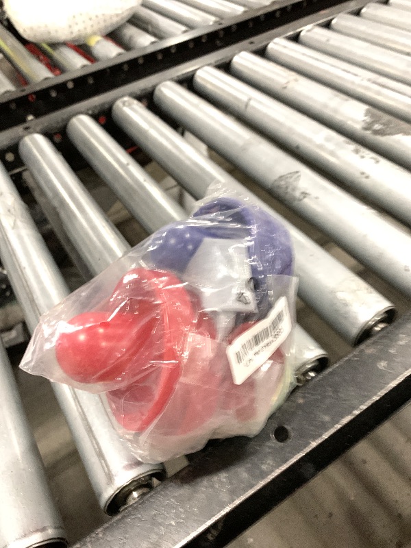 Photo 1 of URATOT Air Hockey Pushers and Pucks - 4 Pushers, 8 Red Pucks and 8 Green Pads - Replacement Accessories for Game Tables