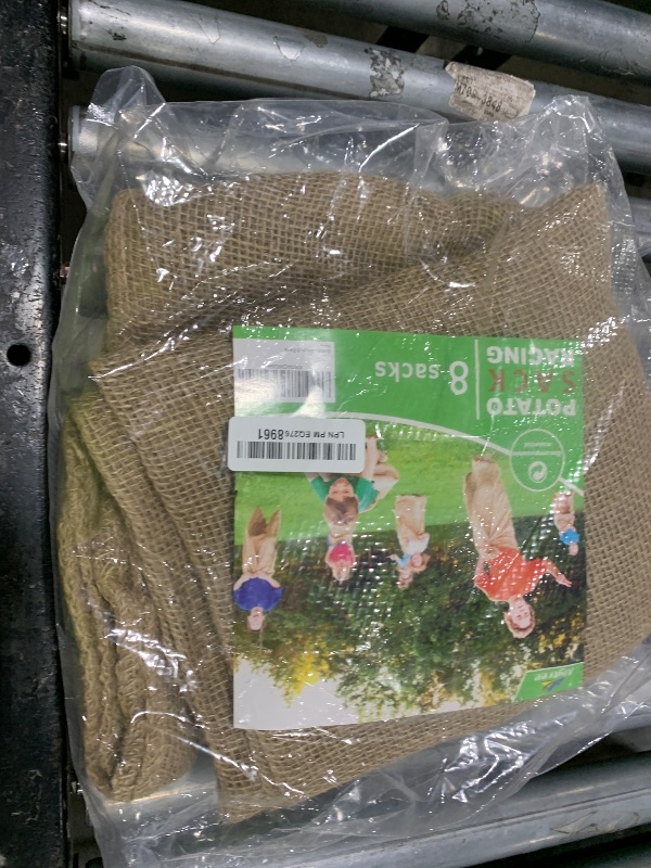 Photo 1 of Alytree 8 Pack Burlap Potato Sack Race Bags, 24"x40" Outdoor Lawn Games for Kids & Adults, Outside Yard Games for Birthday Party, Field Day Family Reunion, Carnival, Easter, Halloween, 4th of July
