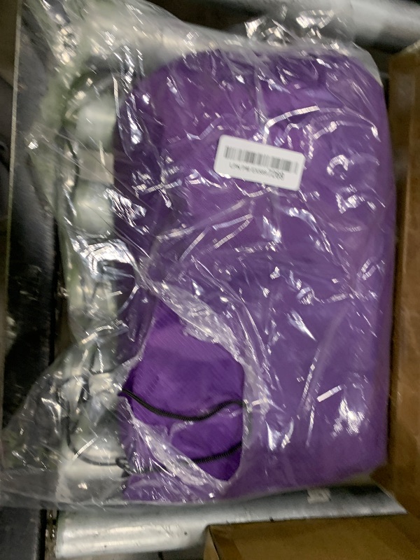 Photo 1 of Nevlers Purple Inflatable Lounger | 210T Polyester Air Sofa | No-Pump Blow Up Couch | Compact Lounger Inflatable Couch w/ 450lbs. Cap., Pockets & Matching Bag | Use as Camp Chairs for Adults & Kids