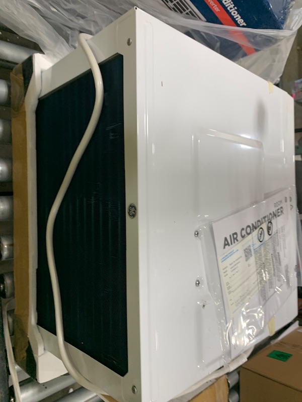 Photo 1 of GE AWGP08WWA 8,000 BTU Smart Heat/Cool Electronic Window Air Conditioner, Perfect for Medium Size Bedroom or Living Room up to 350sq.ft,Remote Control,Easy Install Kit Included, White