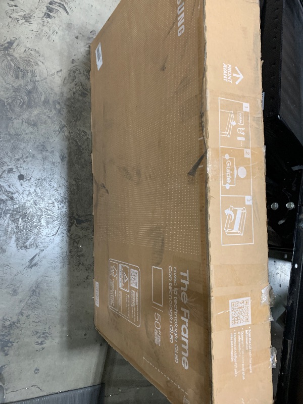 Photo 1 of Samsung 50-Inch Class The Frame LS03F 4K QLED Smart TV (2025 Model) Modern Frame Design, NQ4 AI Gen2 Processor, Art Mode, Artful Picture Quality, Samsung Vision AI, Alexa Built-in (MISSING POWER CORD)