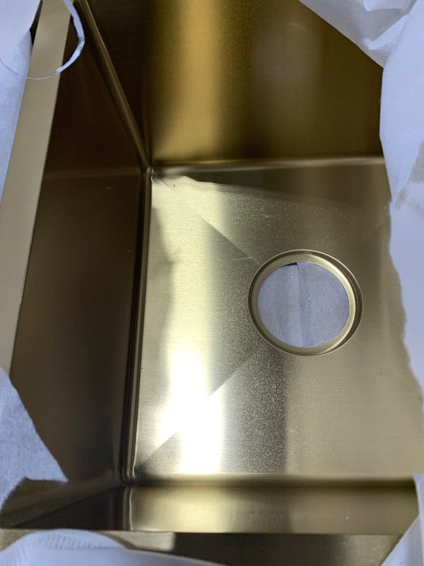 Photo 1 of Gold Double Bowl Kitchen Sink, Stainless Steel Nano-Coated, Double Basin Sink 29.5"X15.7", Drop-In Undermount, With Gold Sink Stopper Drain Strainer
