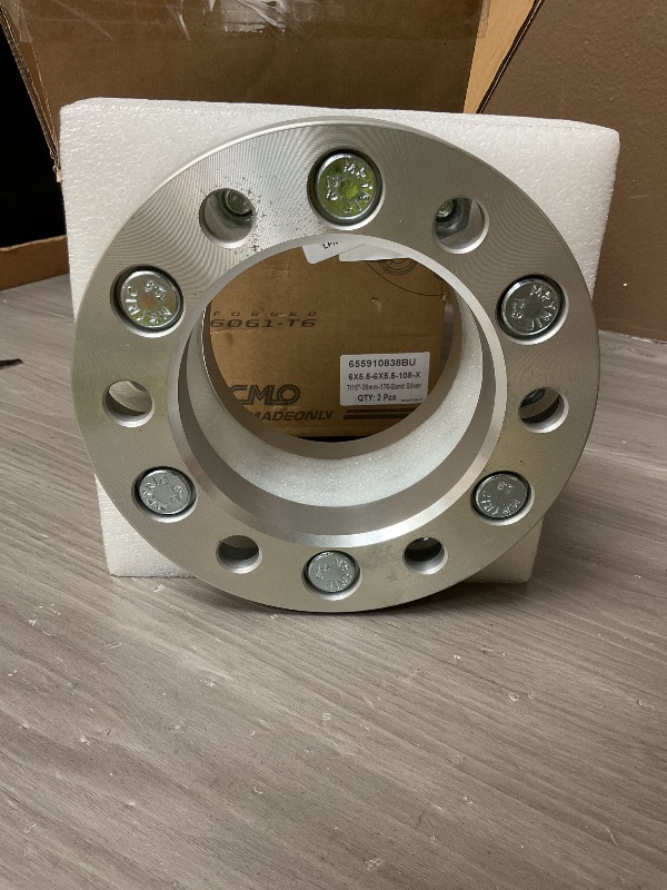 Photo 1 of 2pcs 2'' 6x5.5 14x1.5 Studs Wheel Spacers For 6 Lug 6x139.7 For Tahoe GMC Yukon