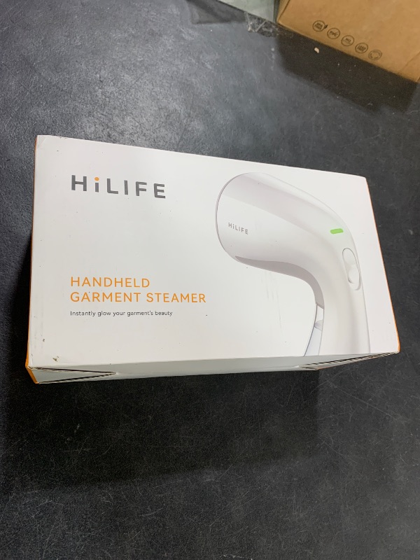 Photo 1 of HiLIFE Steamer for Clothes, Handheld Clothes Steamer with Large 300ml Tank, 1100W Strong Power, 30S Fast Heat-up, Garment Fabric Wrinkle Remover, Portable & Compact Travel Size ONLY FOR 120V (White)