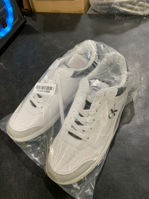 Photo 1 of Calvin Klein Women's Hania Sneaker, White/Grey 140, 11